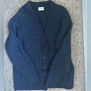 Aritzia Navy Bomber Jacket